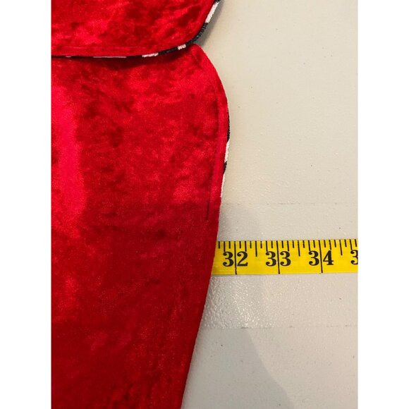 California Costumes Pimp Red Velvet Zebra Flared Pants Adult Large - Picture 10 of 16